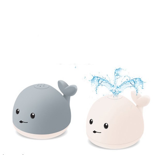 Baby Cute Cartoon Whale Floating Spraying Water Bath Toys