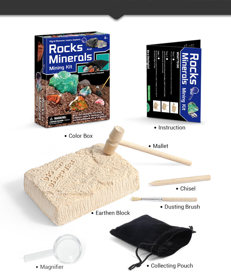 Gemstone Dig Kit DIY Activity  STEM Educational Science Toys