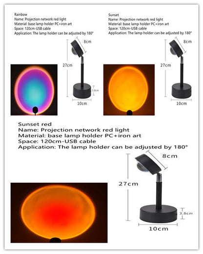 The Sun Never Sets Projection Sunset Atmosphere Light