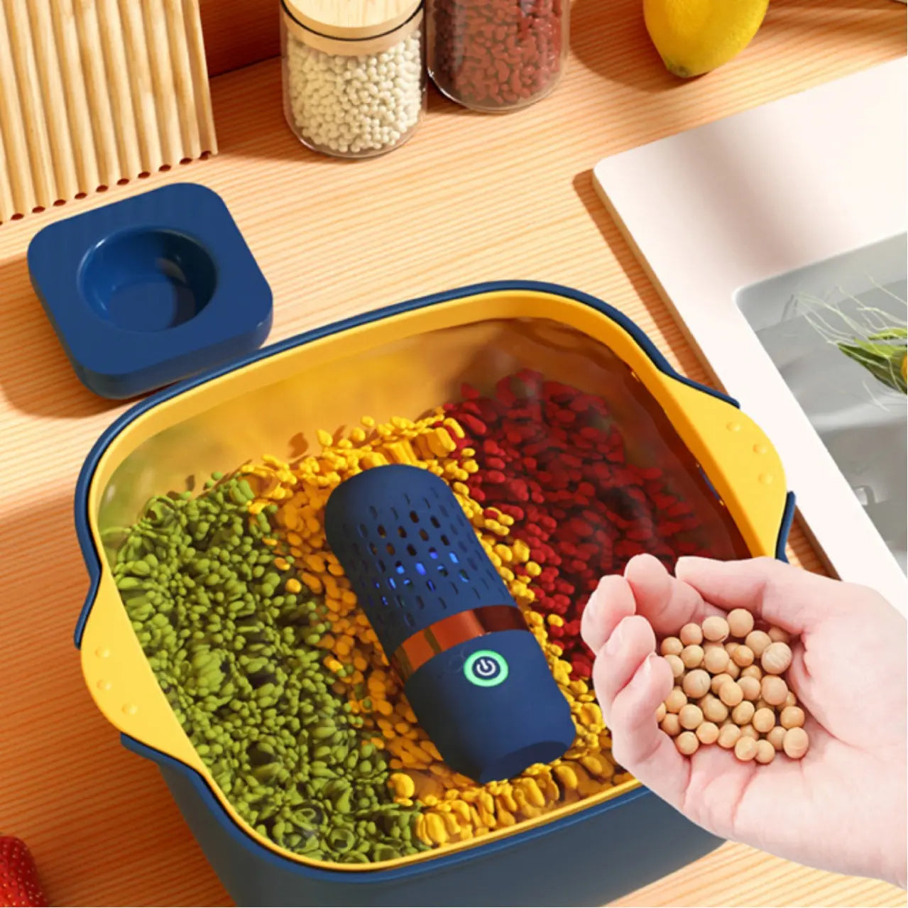 Capsule Shape USB Wireless Food Purifier