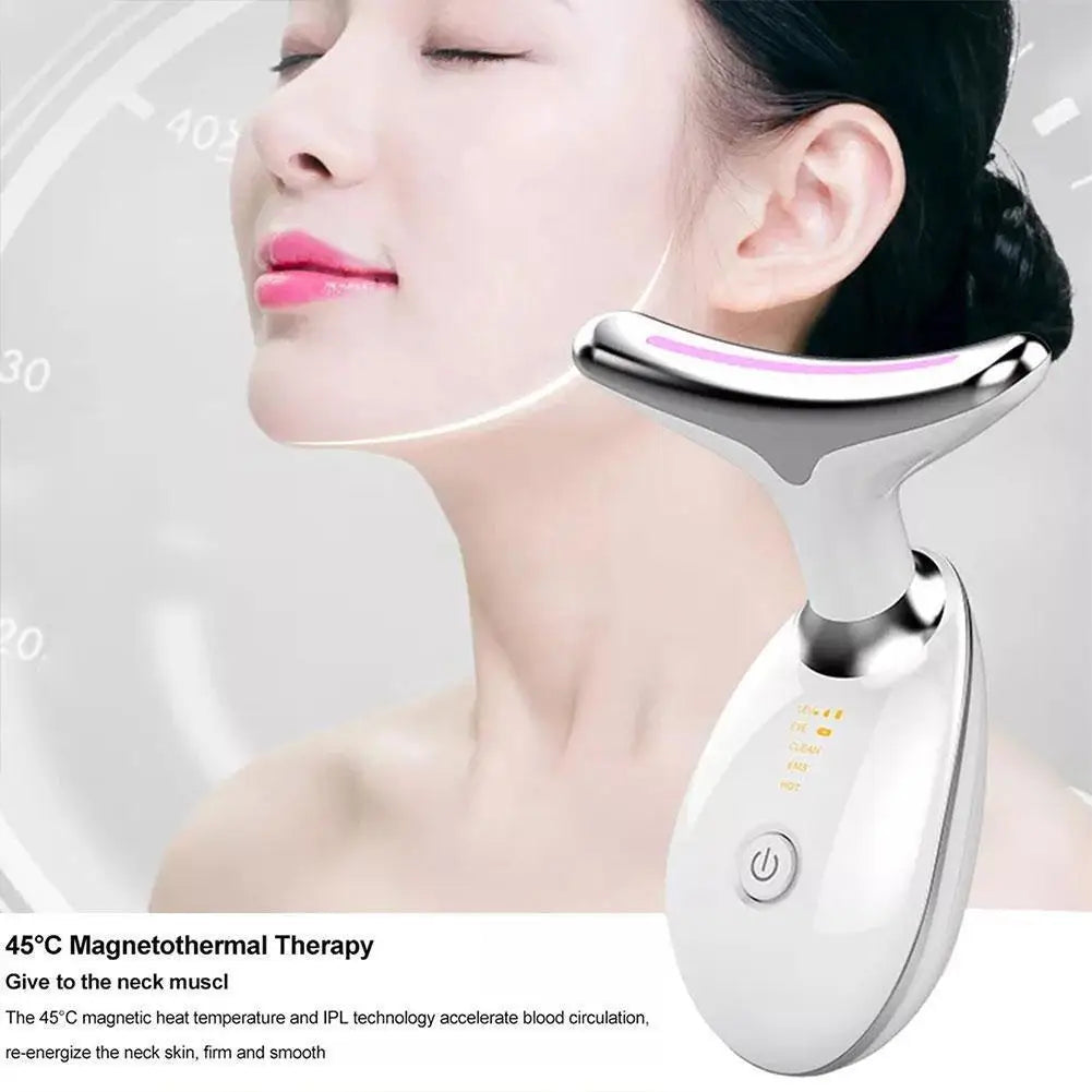 Electric Neck Beauty Instrument Intelligent Beauty Instrument Portable Heating Beauty Device Neck Massager