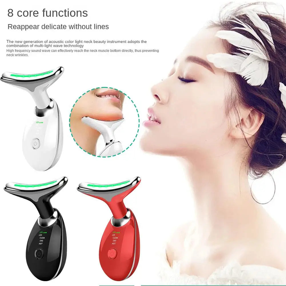 Electric Neck Beauty Instrument Intelligent Beauty Instrument Portable Heating Beauty Device Neck Massager