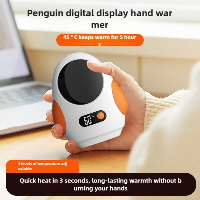 Cute Penguin Hand Warmer For Office And Travel Carrying